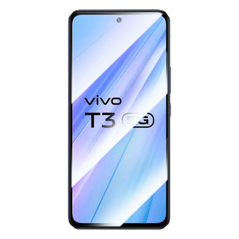 RURIHAI 10Pcs For vivo T3 5G Clear Screen Protector 0.26mm 2.5D High Aluminium-silicon Glass Film