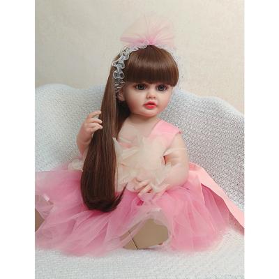 55cm Noworodek Lalka Dzieci Dziewczyna Playmate Prezent Urodzinowy Realistyczna Odrodzona Lalka Prezenty Świąteczne dla Dzieci