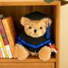 Cute Doctor Cap Graduation Bear Doll Academic Dress Bear Animal Doll  Graduates Celebration