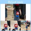 Adorable Kids Clown Plush Shoulder Bag Fashionable Cartoon Yarn Coin Purse For Girls