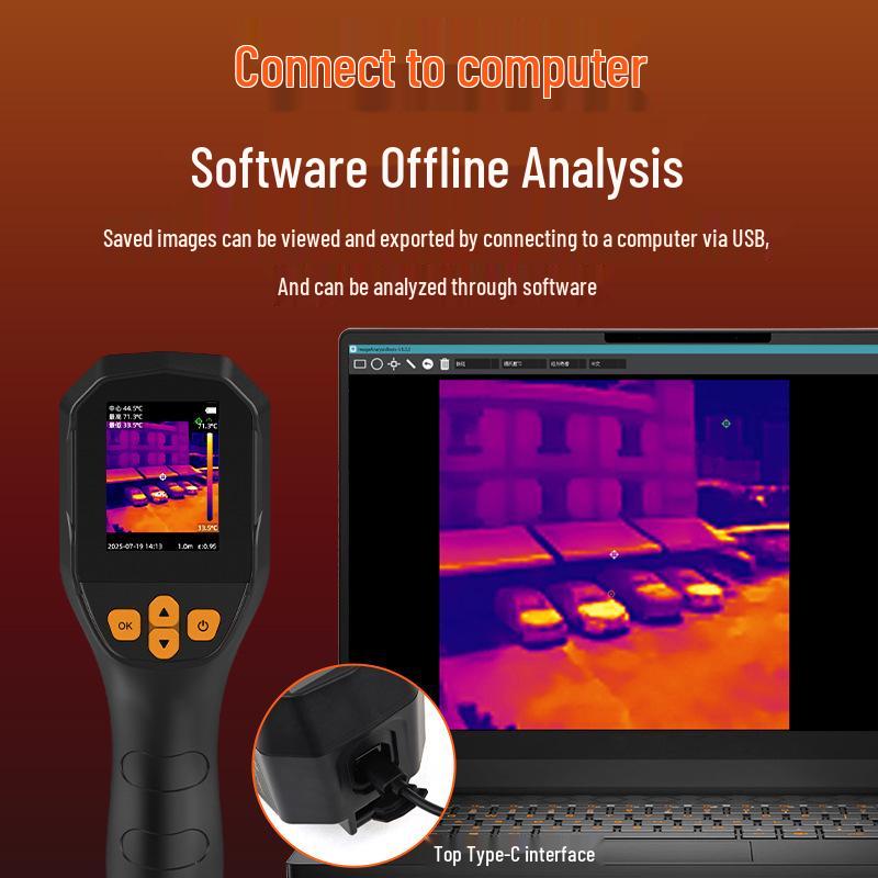 Xima ST8660 High-Precision Infrared Thermal Imager for Electrical Cabinet Inspection & Floor Heating Leak Detection.