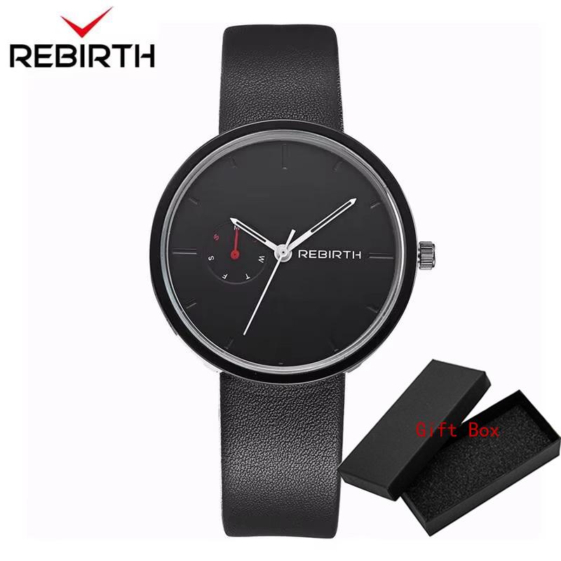 Wiedergeburt Beliebte Herren Damen Uhren Liebhaber Freizeit Herren Damen Top Marke Luxus Quarz Lederarmband Uhr Männliche Armbanduhr
