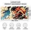 XXL O-One P-Piece Luffy Gaming Mouse Pad Gamer Home Computer HD Mousepad Cool Keyboard Pad Non-Slip Office Rubber Big Mouse Mats