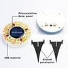 Waterproof Mosaic Solar Disk Light Auto on/Off Round LED Garden Stake Lights Courtyard Landscape Lighting Solar-powered Lights