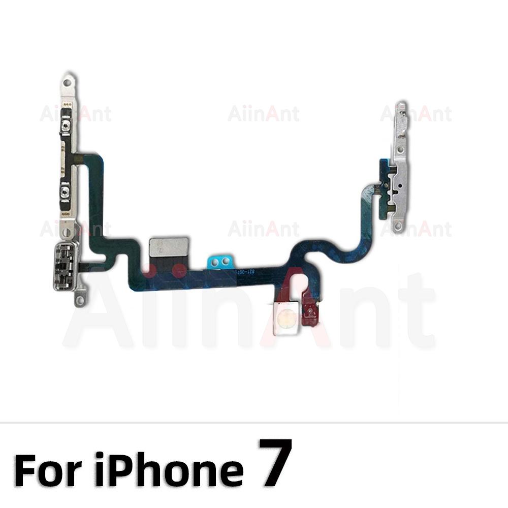 AiinAnt Power Volume Buttos Flash Light Power Flex Cable For iPhone 11 Pro X XR Xs Max SE 7 8 Plus SE 2 3 2020 2026 Phone Pars