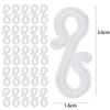 Wholesale Christmas Lights Clips Plastic Gutter Hooks for Outdoor Icicle Fairy String Lights Clips Fasteners Wedding Decorations