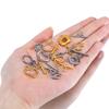 3sets/lot Stainless Steel Heart OT Toggle Clasp Hook Rings Connectors for DIY Necklaces Bracelets Accessories Jewelry Making