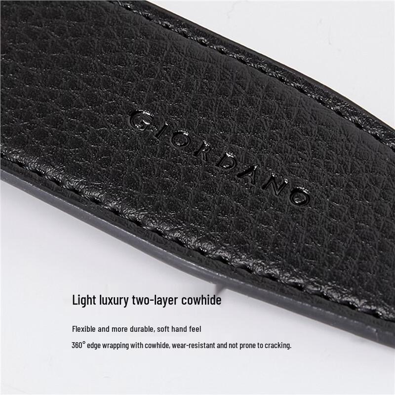 Giordano Men s Leather Belt with Automatic Buckle M