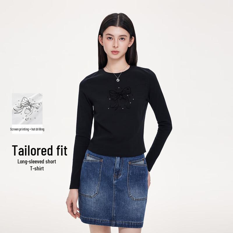 FivePlus Women s Long Sleeve Slim-Fit T-Shirt S