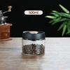 Coffee Beans Vacuum Sealed Jar, Transparent Glass Food Storage Jar, Household Moisture-proof and Airtight Container Mason Jars