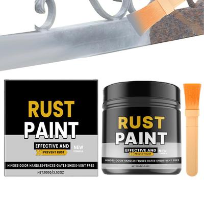 Rust Reformer Rustproof Coating Quick-Dry Agent 100g Rust Encapsulator Inhibitor for Truck Trailer Automotive Sedan SUV Car Farm