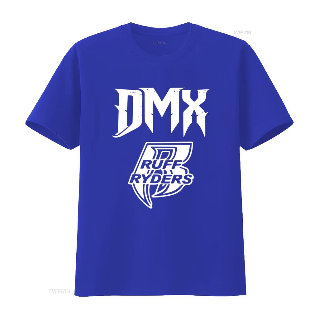 T-shirt DMX Ruff Ryders Stampa Stylish per Fan Hip Hop vintage Lavata Leggermente uomo Versatile streetwear Moda casual
