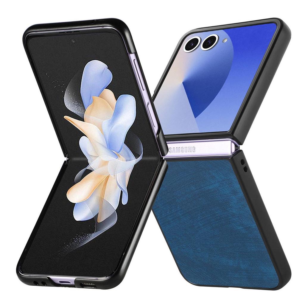 Samsung Galaxy Z Flip 7/6 Drop-Proof Foldable Leather Phone Case