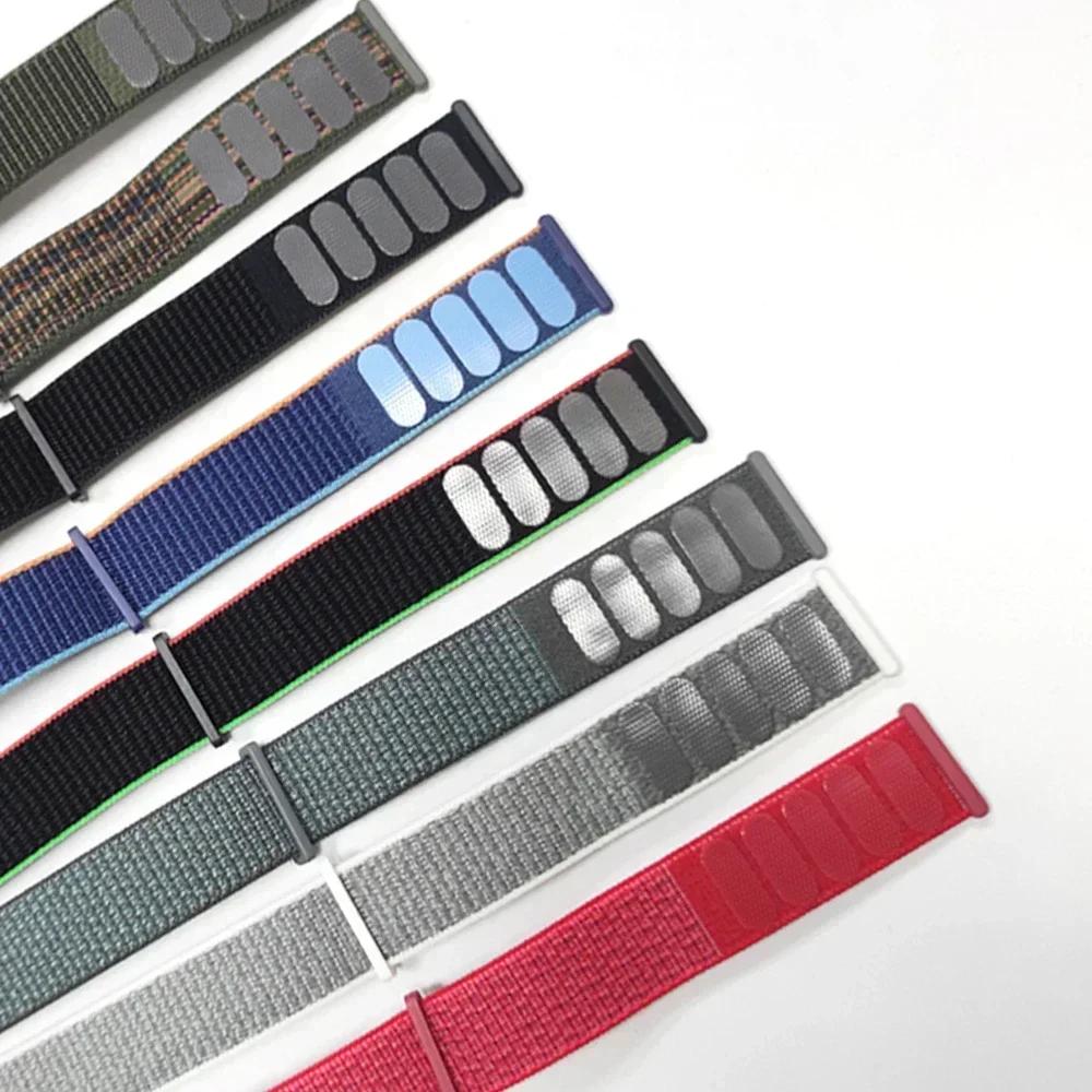 20mm 22mm Nylon-Schlaufenband Für Amazfit GTR 4 3 2/GTS 4 2 mini/Bip 6 Armband Garmin Forerunner 570 265 255 165 Armband Sportarmbänder