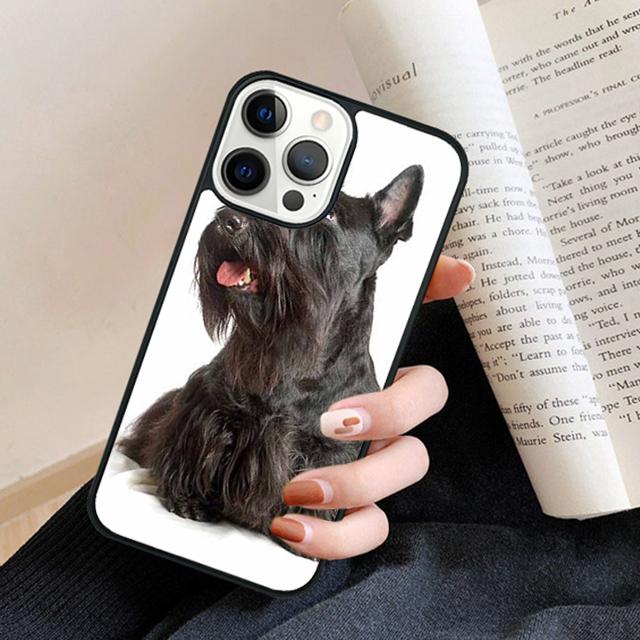 Black Scottish Terrier Dog Puppy Phone Case Cover For IPhone 18 17 Air 16 15 14 Plus for Apple 16 11 12 13 Pro Max