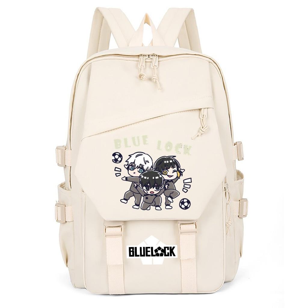 College Style Junior High School Student Backpack Animation Peripheral Printing Ridge Protection Student Schoolbag