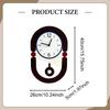 Wall Clock Acrylic Adorable Mute Modern Easy to Install Creative Decorative for Home Kitchen Bedroom