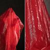 Tessuto Trasparente Speciale Pieghettato Micro-testurizzato in Nylon 100/300/500cm Trasparente per Abiti da Sera Disegnato da un Designer