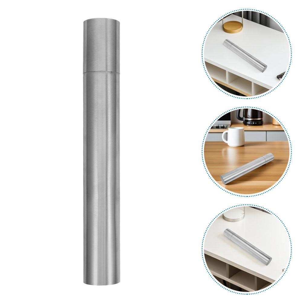 

2Pcs Stainless Steel Certificate Tube Holder Document Storage Cylinder for Birth Certificates Diplomas Posters Scroll Travel China Mainland