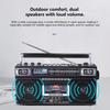 Retro Boombox Tape Tape Recorder AM/SW/FM Recorder Radio Wireless Bluetooth-compatible Speaker Support Player