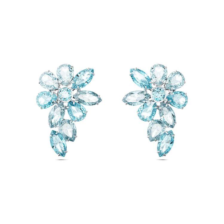 Swarovski Gema Teardrop Inlaid Decorative Earrings Women earrings Blue 5666016 Box (Random Color)