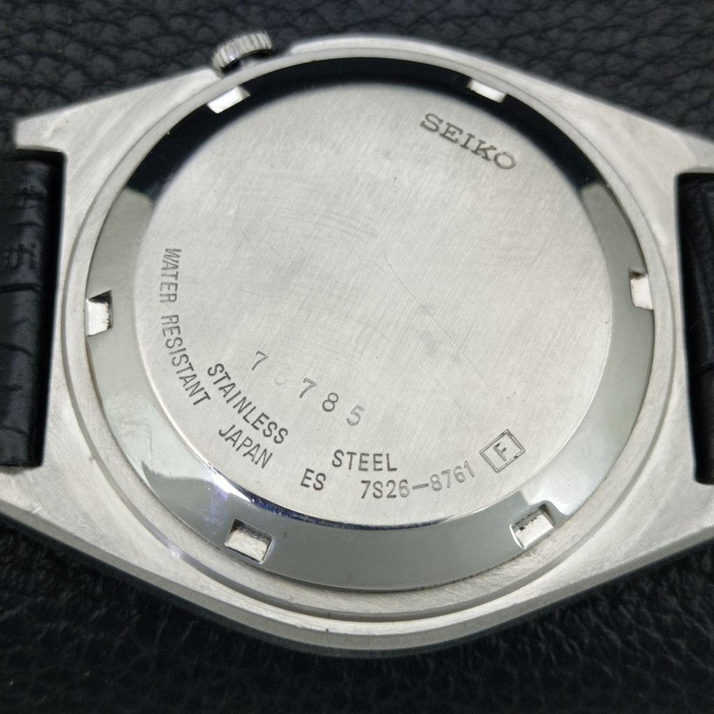VINTAGE SEIKO 5 AUTOMATIC 7S26A JAPAN MENS BLUE COLOR DIAL WATCH A708752-1