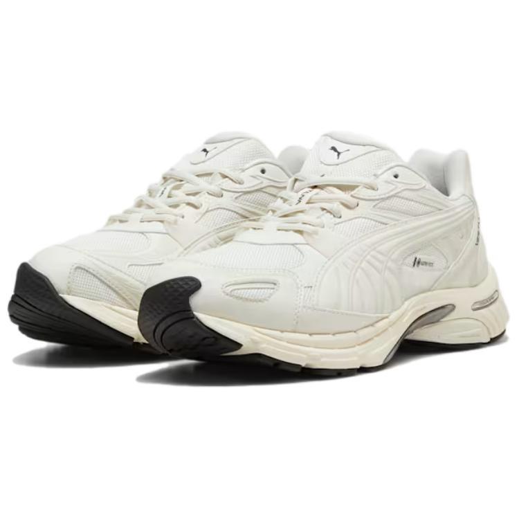 PUMA Slip Resistant Abrasion Resistant Low top Casual Running Shoes Unisex White 398769-01