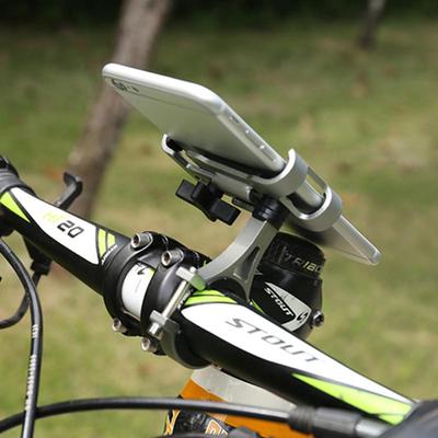 Support Téléphone Moto Vélo Alliage d'Aluminium Antidérapant Support Vélo Pince GPS Universel Pour IPhone Xiaomi Samsung Accessoires Voiture