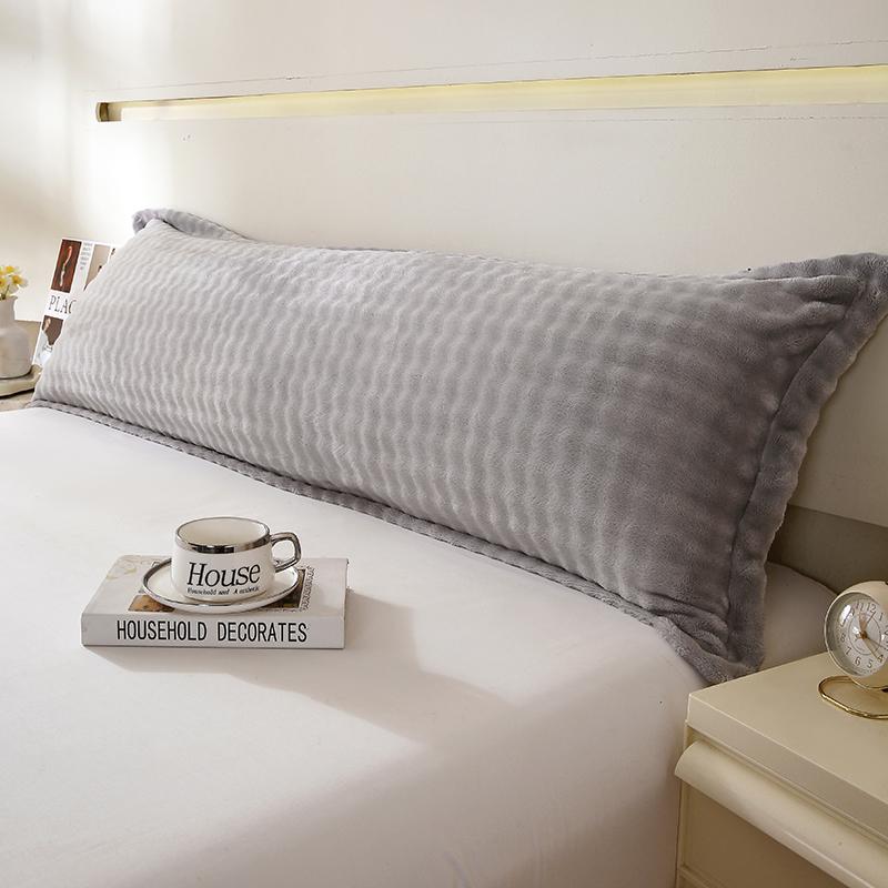 Pluche Lange Kussensloop Voor Koppels 1,2m 1,5m 1,8m Zachte Dubbele Bed Kussensloop Zonder Vulling 48x120cm