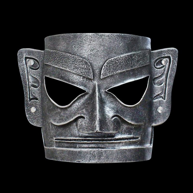 

Stunning Face Resin Masks In Bronze And Silver For Halloween And Parties Costume Silver Mask