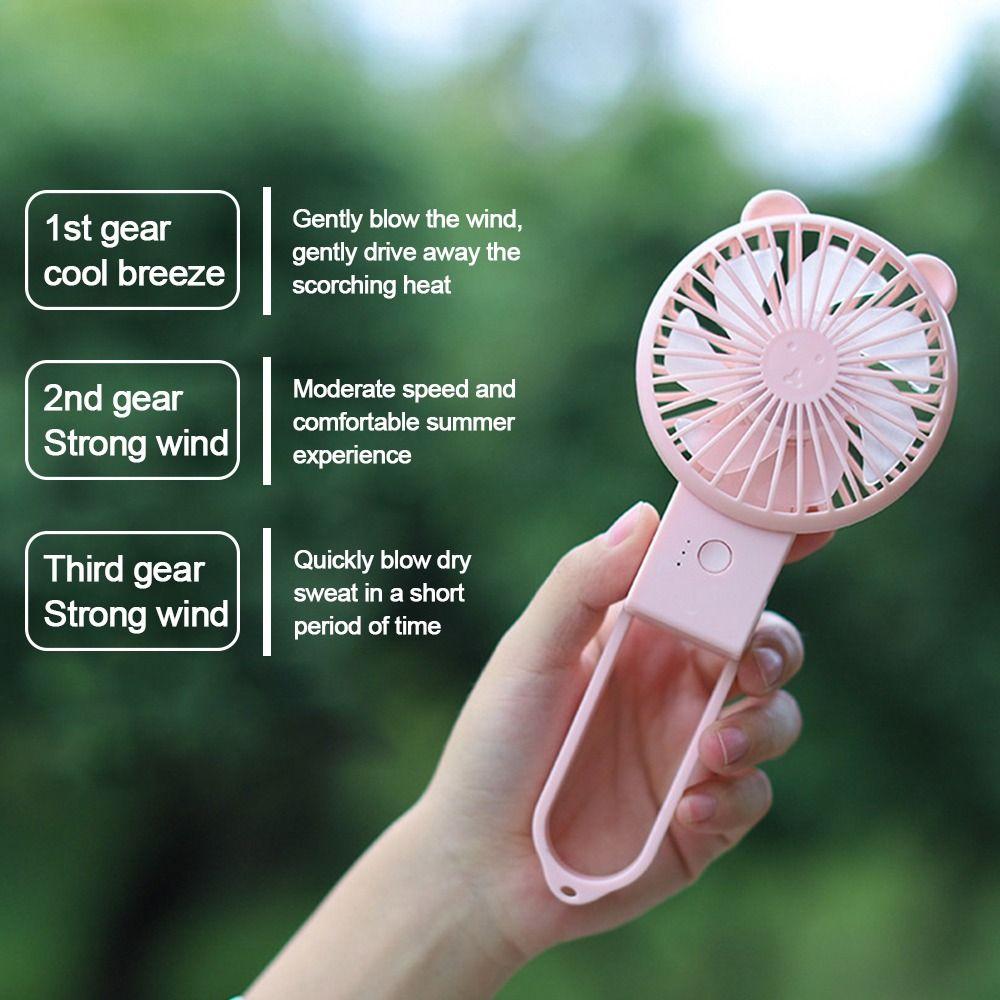 Air Cooler Portable Fan Cooling Handheld Fan Portable Foldable Fan for Camping Office Outdoor