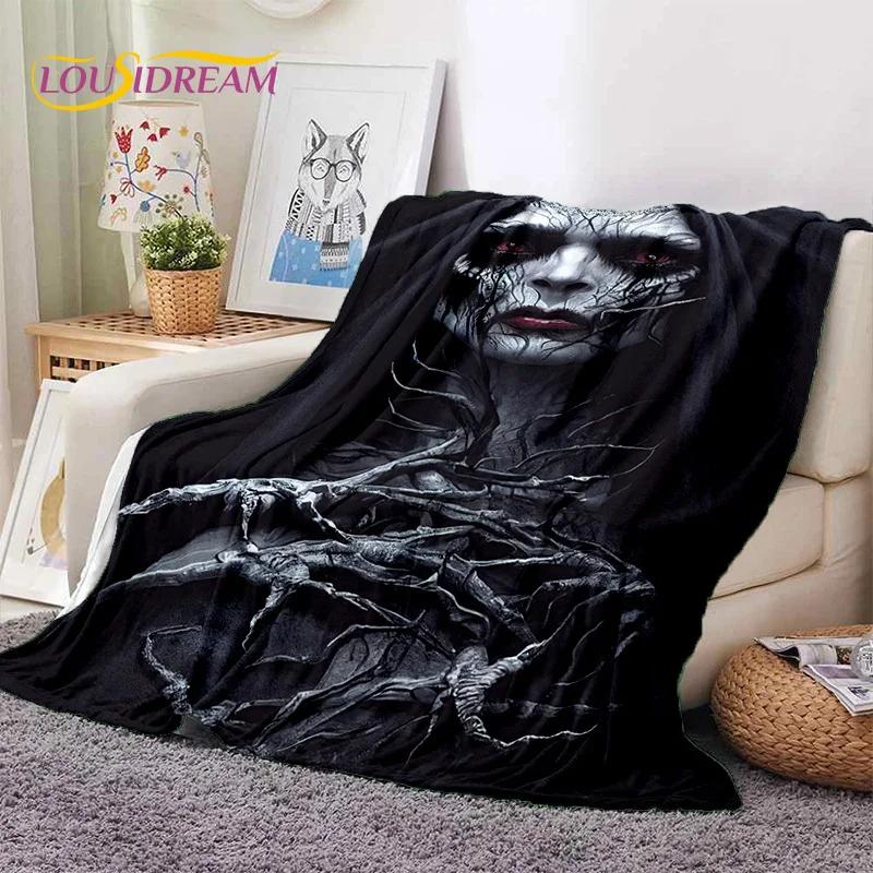 Gothic Horror Monsters Demon Skull Soft Flannel Blanket for Beds Bedroom Sofa Picnic,Throw Blanket for Cover Outdoor Leisure Nap