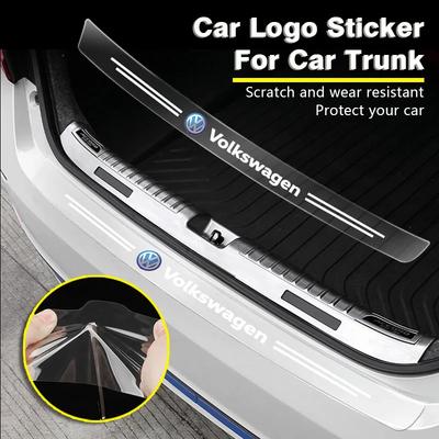 Für Volkswagen 1 Stück Auto Stoßstange Hinten Kofferraum Ladekantenschutz Schutzleiste Transparenter Aufkleber Für Volkswagen Golf-6 7 4 5 POLO Pa