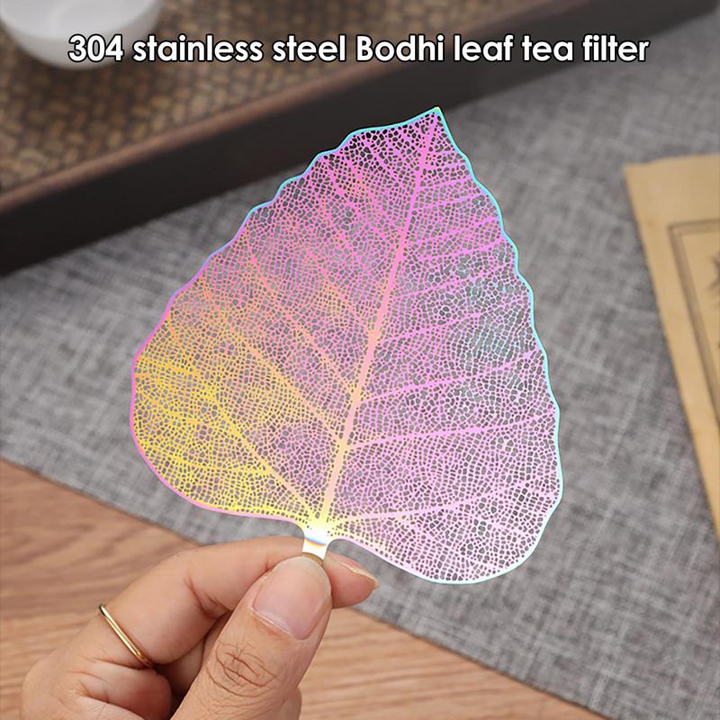 Tea Strainers For Loose Tea Fine Mesh Tea Steeper Leaf Shape Reusable Fine Mesh Tea Strainers And Filters Hollow Hole Tea