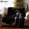 M-Michael J-Jackson Palco Anime Cartone Animato Coperta in Flanella Morbida Calda Plaid per Camera da Letto Divano Auto Bambini Regalo di Festa