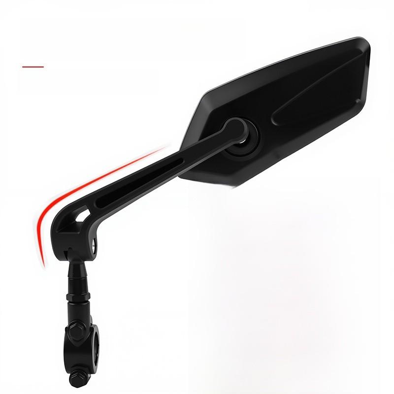 Bicycle Rearview Mirror Hd Convex Nylon Mount For Mountain And Road Cycling
