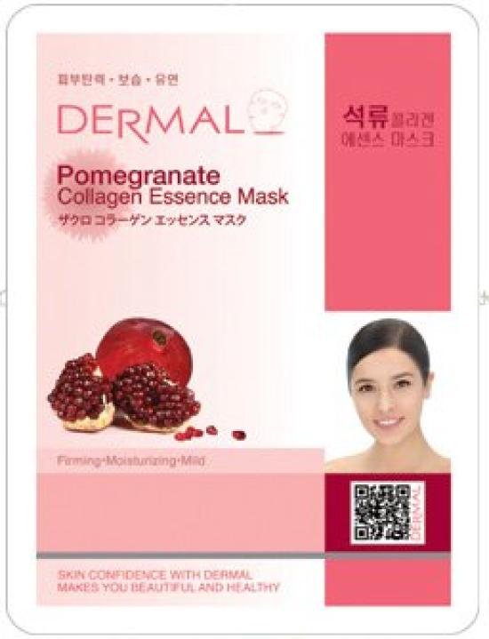 Dermal sheet mask pomegranate 100 piece set