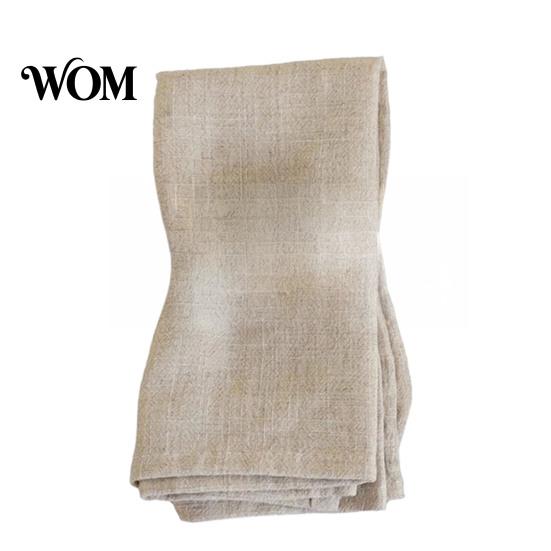 Rustic Style Napkin Bohemian Linen Napkin, Machine Washable Fabric 16 Inch Farmhouse Solid Color for Dining Table Home Wedding Bridal Shower Baby
