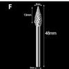 3*6mm Metal Drawing Tungsten Carbide Milling Cutter Rotary Tool Burr CNC Engraving Abrasive Tools Metalworking Milling Polishing