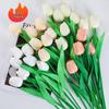 Tulip Flower Bouquet Artificial Decorations for Cakes – Perfect for Valentine's Day, Mother's Day, Birthdays, and Celebrations