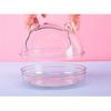 Multipurpose Pet  Transparent  Bathroom Cartoon Shape Detachable Anti-splash Observation Bathtub Toilet For Hamster Small Animals