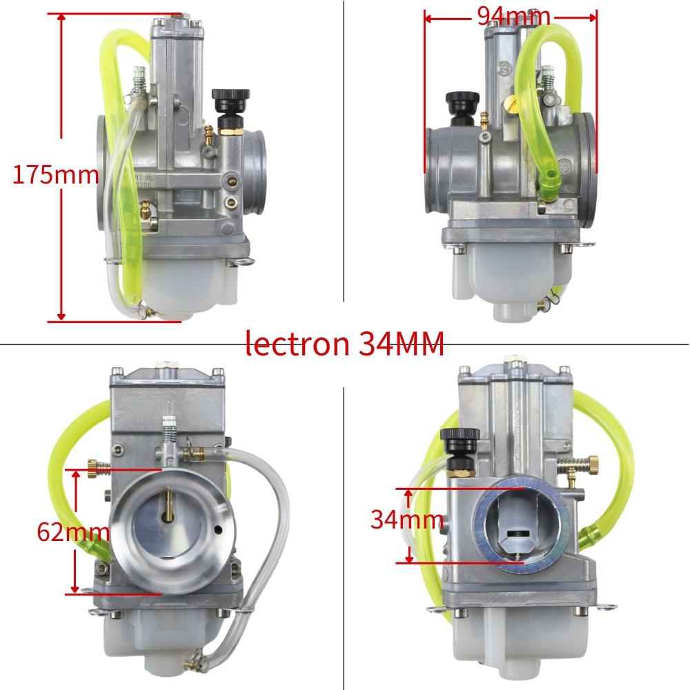 

34mm 36mm 38mm 40mm For Lectron YAMAHA YZ250 KTM250 Honda CR250 TRX250 Suzuki RM250 Motorcycle Carburetor Carb 34mm