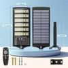 Solar Street Light Outdoor Dusk to Dawn Solar Lights 5000mah Outdoor with Remote Control Solar Parking Lot Lights for Courtyard