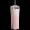 Vanow 650ml Ceramic Lined Insulated Straw Mug