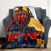 1pc Harry Potter Flannel Throw Blanket - HD Printed Lightweight Soft Warm All-Season Blanket for Sofa, Bed, Travel, Camping 057