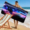 Car 2D Flat Print Beach Towel, Large Soft Quick Dry Towel for Beach Camping Swimming.MSTJ0918141