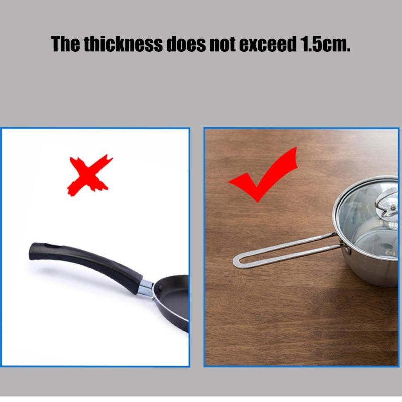 2PCS Thickened Silicone Hot Handle Covers for Pot and Pan Heatproof Kitchen Accessories Antislip Sleeve Easy To Clean