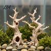 Biodegradable Pla Tank Decor 2Pcs 3D Printed Jumping Spider Tree, Hiding Cave, Hermit Crab Climbing for Terrarium Landscaping Ornament Reptile Habitat