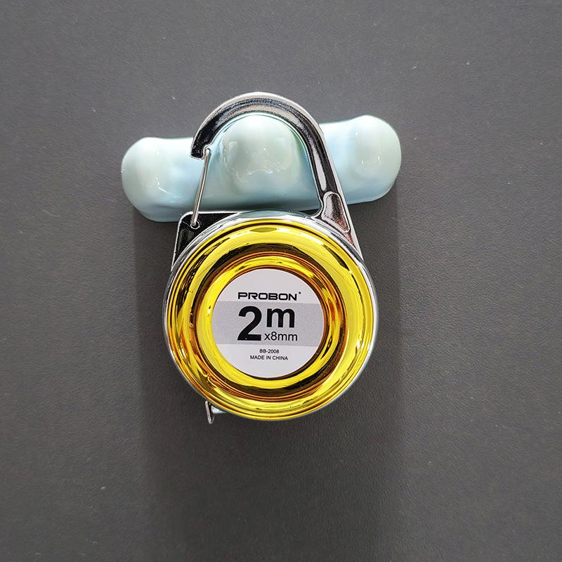 Mini Keychain Tape Measure 2M Small Steel Ruler Multipurpose Gift Ruler Compact Measuring Tool For Home & Office