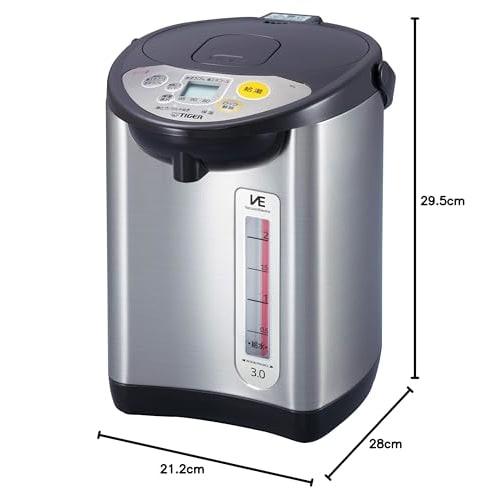 Tiger Thermos (TIGER) Electric Pot Steam Saving Energy Saving Timer VE Heat Retention Tokuko 3L Brown PIL-A300-T